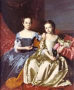John Singleton Copley Mary MacIntosh Royall and Elizabeth Royall oil painting artist